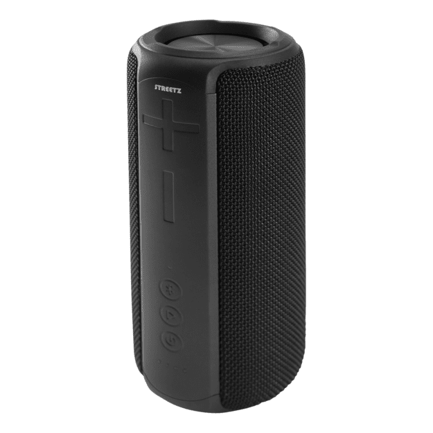 Bluetooth kolonėlė STREETZ atspari vandeniui, TWS, 20 W, IPX7, 3.5 mm, juoda / CM767