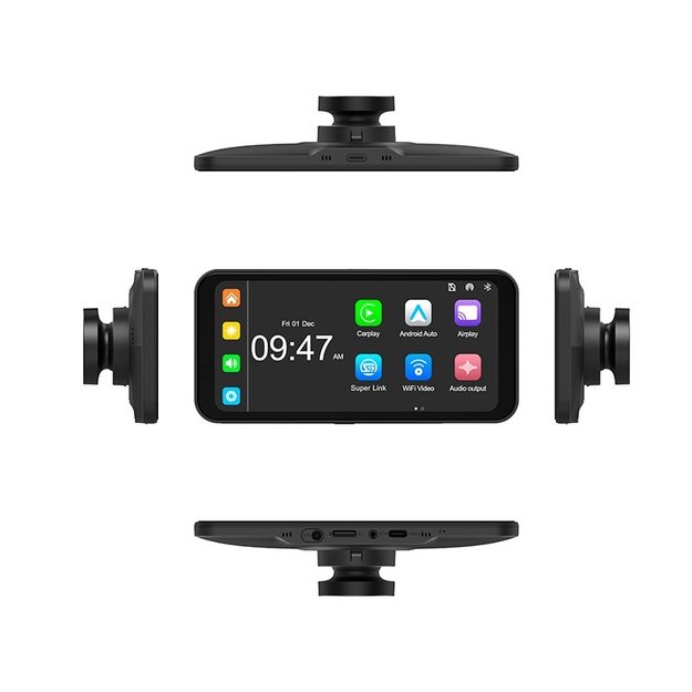 Tracer 47795 Multimedia Station CR-PLAY 6.2, Black