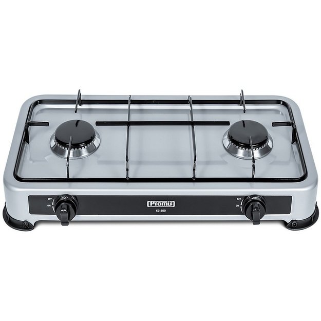 Gas stove PROMIS KG300 SILVER WITHOUT REDUCER