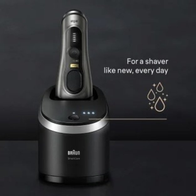 Braun Series 9 Pro+ 9565cc Wet & Dry Foil shaver Trimmer Metallic