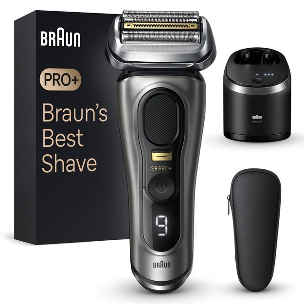 Braun Series 9 Pro+ 9565cc Wet & Dry Foil shaver Trimmer Metallic