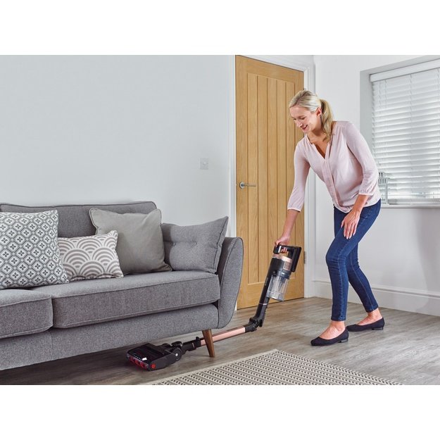 Shark Stratos 2-in-1 stick vacuum Battery Dry Bagless Black, Peach