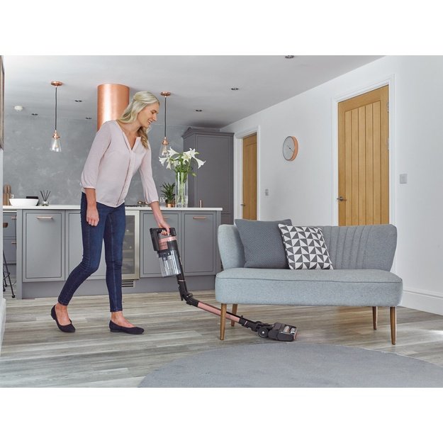 Shark Stratos 2-in-1 stick vacuum Battery Dry Bagless Black, Peach