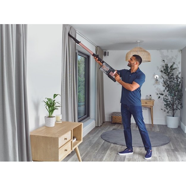 Shark Stratos 2-in-1 stick vacuum Battery Dry Bagless Black, Peach