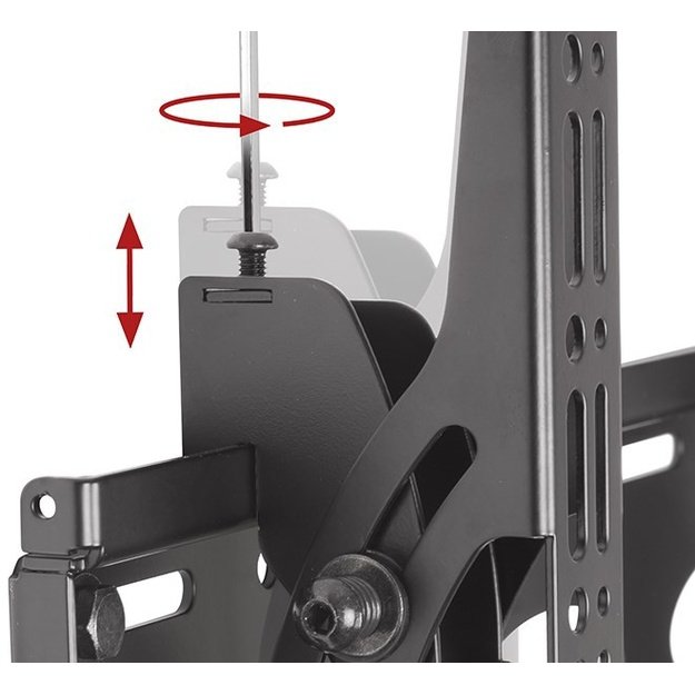 B-Tech Universal Flat Screen Ceiling Mount with Tilt (VESA 400) - 1m &Oslash;50mm Pole