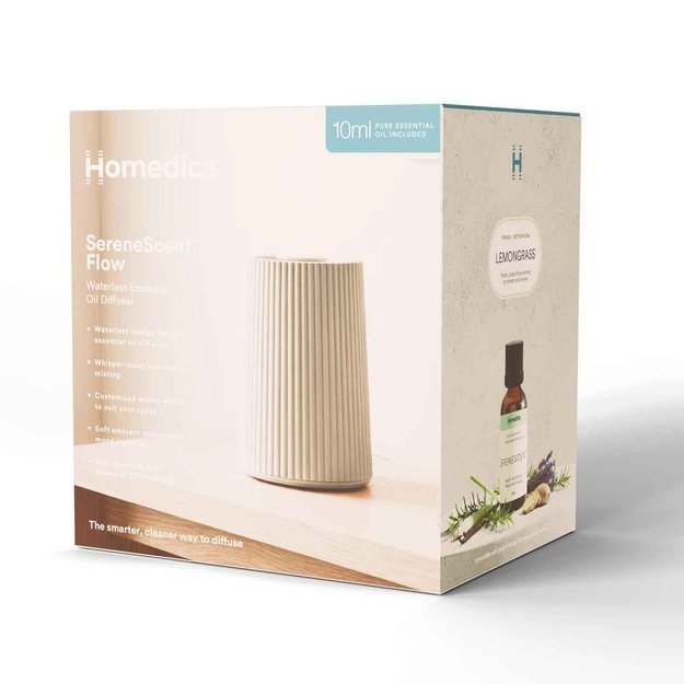 Homedics ARMH-671BG-WW SereneScent Flow Waterless Essential Oil Diffuser