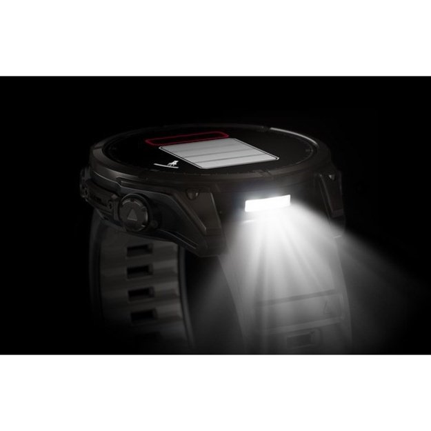 Garmin fenix 8 3.56 cm (1.4 ) AMOLED 47 mm Digital 454 x 454 pixels Touchscreen Black Wi-Fi GPS (satellite)