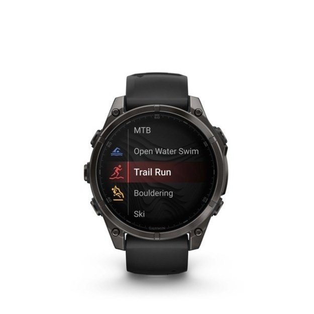 Garmin fenix 8 3.56 cm (1.4 ) AMOLED 47 mm Digital 454 x 454 pixels Touchscreen Black Wi-Fi GPS (satellite)