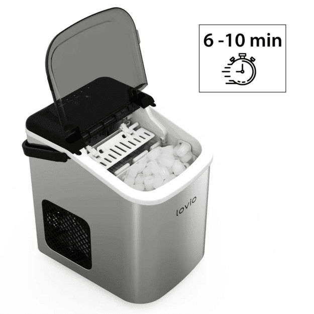 Lovio LVIM001SL Crystal Ice home ice maker