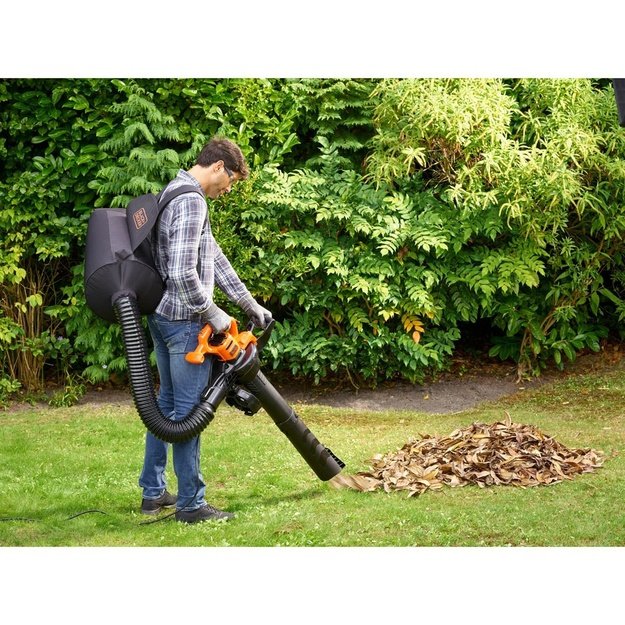 3-in-1 garden vacuum cleaner/blower and shredder/ 2900W,390km