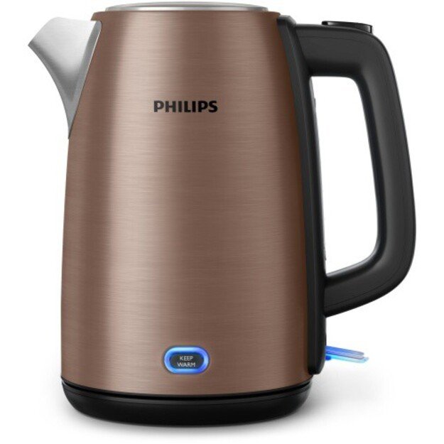 Philips Viva Collection HD9355/92 Elektrinis virdulys 1.7 L, 2060 W, Vario/Juoda