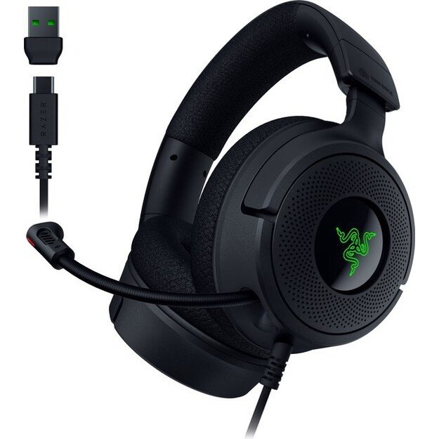 Razer Gaming Headset | Kraken V4 X | Wired | Over-Ear | Microphone | Black