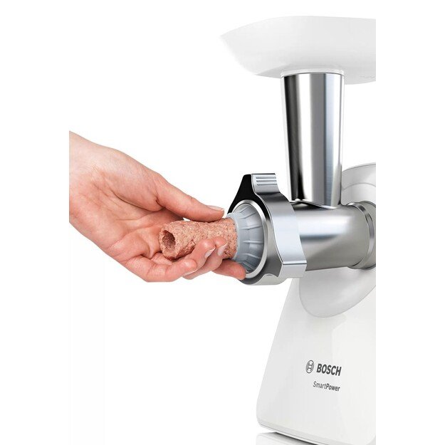 Bosch MFW2520W mincer 1500 W Stainless steel, White 6