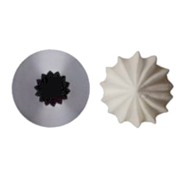 Decor nozzle, Star, 8 mm