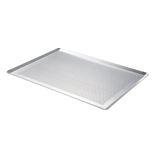 Baking tray GN 1/1, perforated, Non-Stick, angled edges