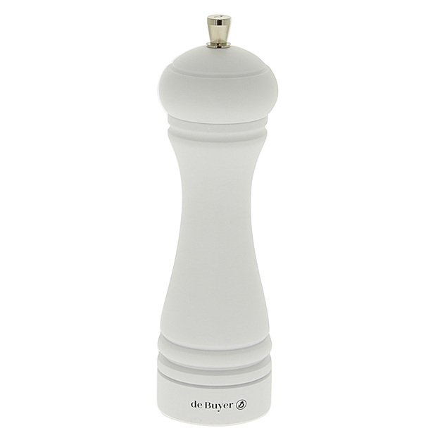 Pepper grinder, 18 cm, white matt, Java