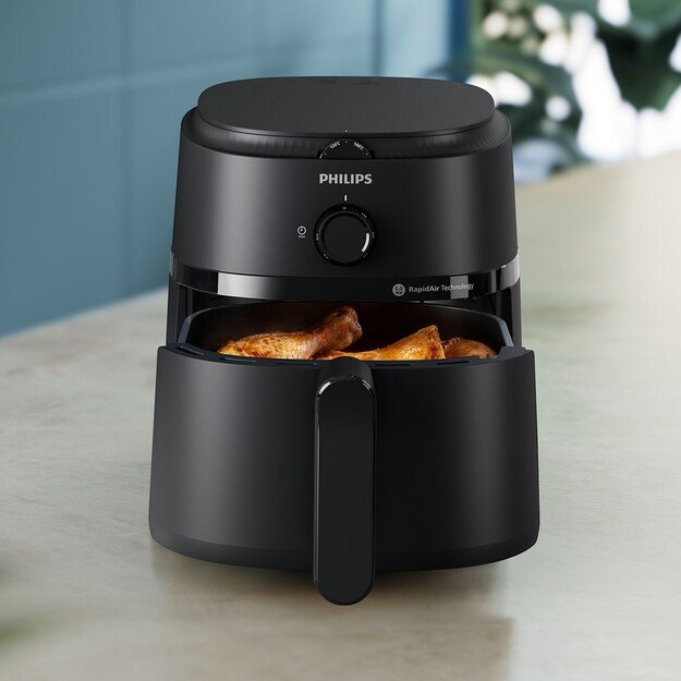 Philips 1000 series NA120/00 fryer Single 4.2 L Stand-alone 1500 W Hot air fryer Black 1