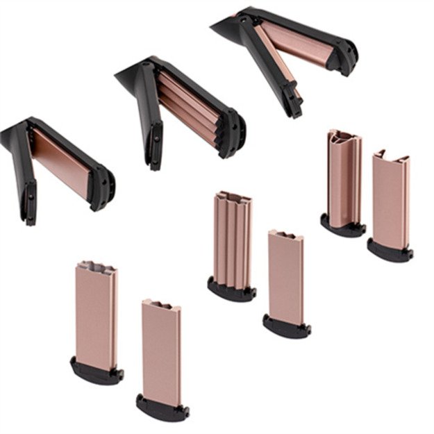 Camry | Hair Styler | CR 2024 | 1200 W | Black/Rose gold 4