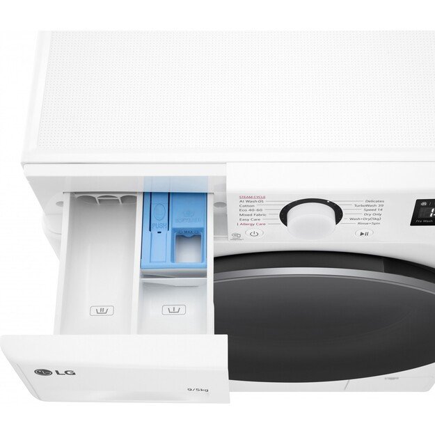 Skalbimo ma&scaron;ina su džiovinimo funkcija LG F2DR509S1W 1