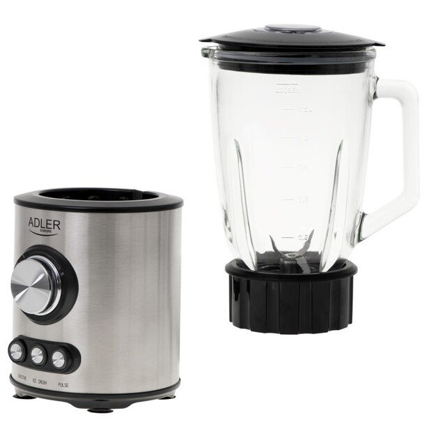 Adler | Blender | AD 4078 | Tabletop | 1700 W | Jar material Glass | Jar capacity 1.5 L | Ice crushing | Stainless steel 5