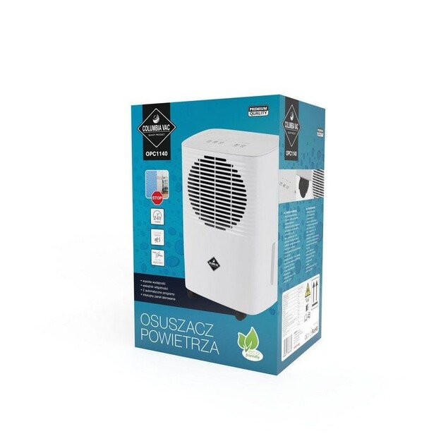 ELDOM Dehumidifier, 2 levels of air circulation, humidity indicator, 24h timer, power 205 W 6