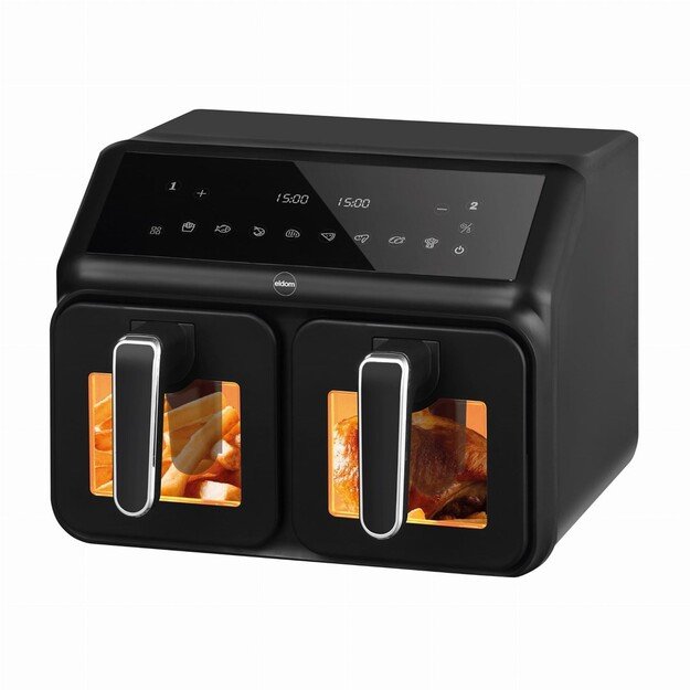 Double fat-free fryer, 2200 W, capacity 8 l, LED display