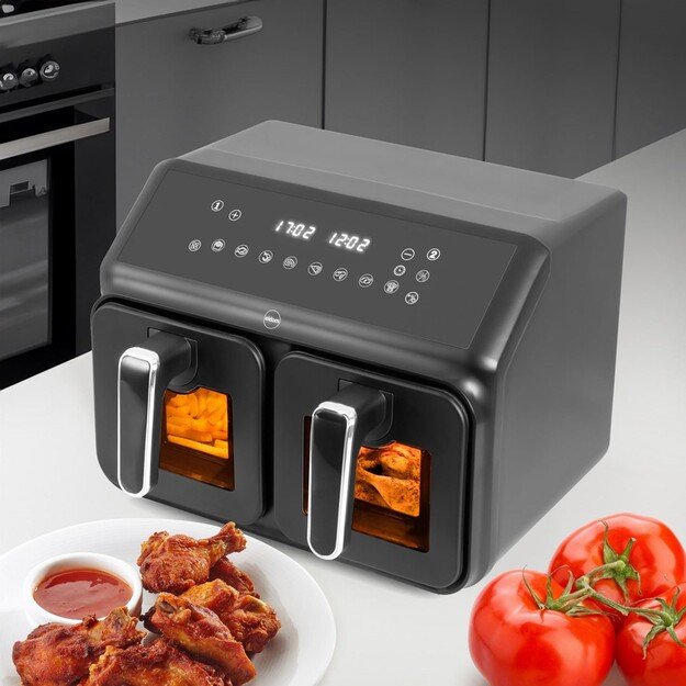 Double fat-free fryer, 2200 W, capacity 8 l, LED display 6