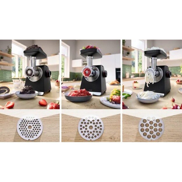 Bosch Serie 6 MFWS650B mincer 500 W Black, Silver 11
