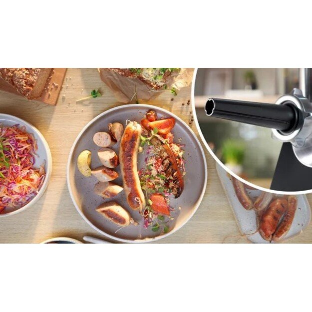 Bosch Serie 6 MFWS650B mincer 500 W Black, Silver 8