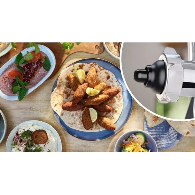 Bosch Serie 6 MFWS650B mincer 500 W Black, Silver 9