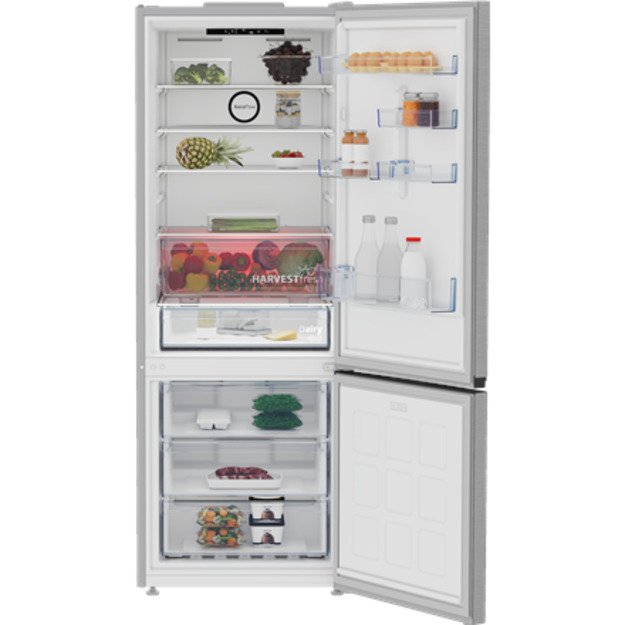 BEKO Refrigerator | B3RCNE564HXB | Energy efficiency class E | Free standing | Combi | Height 192 cm | No Frost system | Fridge 4