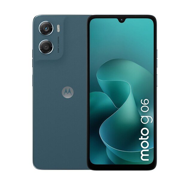 Motorola moto g06 17.5 cm (6.88 ) Dual SIM Android 15 4G USB Type-C 4 GB 128 GB 5200 mAh Blue 17