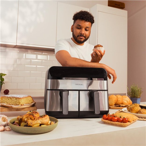 Cecotec Air Fryer | Cecofry Advance 9000 Inox | Power 2800 W | Capacity 9 L 3