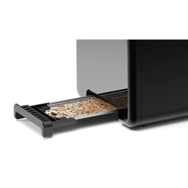 Bosch | DesignLine Toaster | TAT3P423 | Power 970 W | Number of slots 2 | Housing material Stainless steel | Black 1