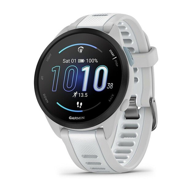 Garmin Forerunner 165 Music 3.05 cm (1.2 ) AMOLED 43 mm Digital 390 x 390 pixels Touchscreen Grey GPS (satellite)