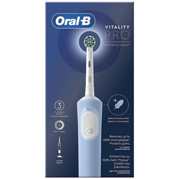 Oral-B | Electric Toothbrush | Vitality Pro | Rechargeable | For adults | Number of brush heads included 1 | Number of teeth bru 1