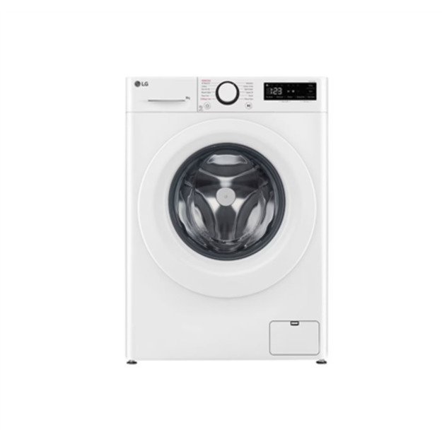 LG | Washing machine | F2WR508SWW | Energy efficiency class A-10% | Front loading | Washing capacity 8 kg | 1200 RPM | Depth