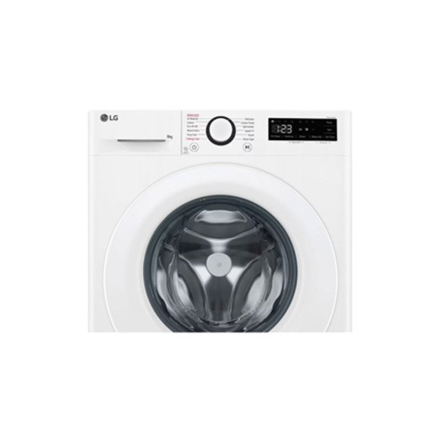 LG | Washing machine | F2WR508SWW | Energy efficiency class A-10% | Front loading | Washing capacity 8 kg | 1200 RPM | Depth 2