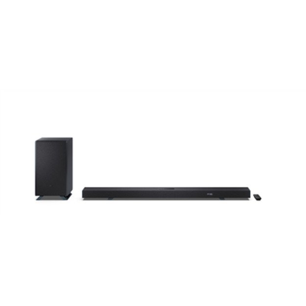 Sharp | 5.1.2 Dolby Atmos/DTS:X Soundbar with Wireless Subwoofer | HT-SBW55121(BK) | Bluetooth