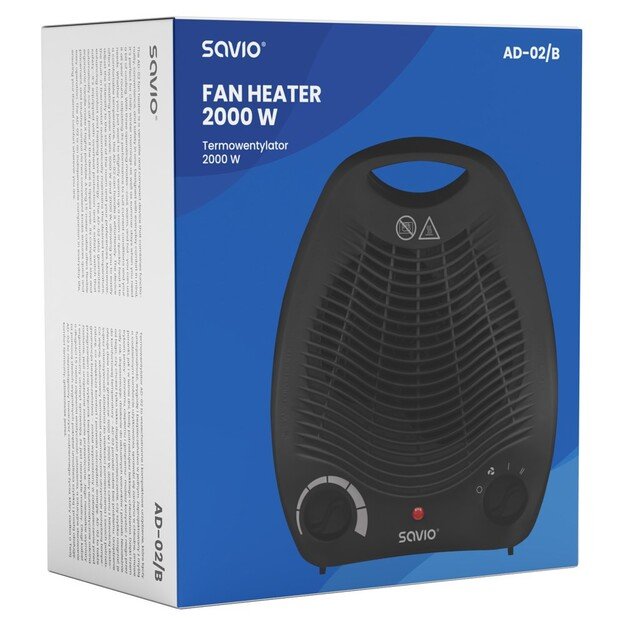 Savio AD-02 B household fan Black 2