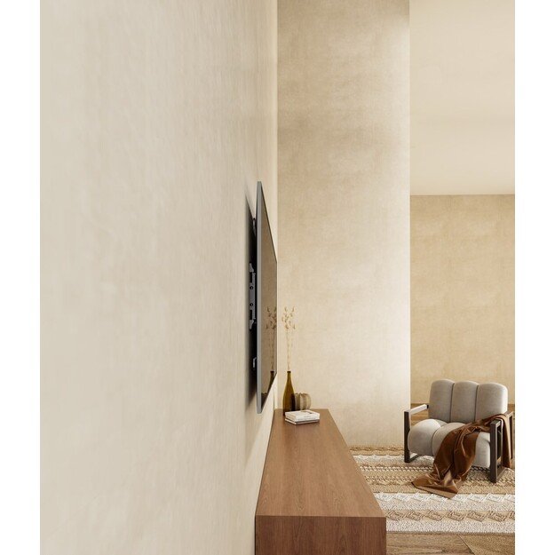 Gembird WM-90ST-02 Full-motion TV wall mount, 43&rdquo;-90&rdquo;, black 6