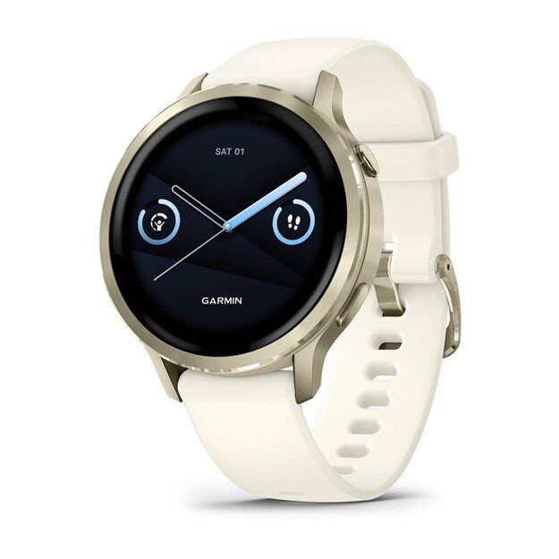 Garmin Venu 4 3.05 cm (1.2 ) AMOLED 41 mm Digital 390 x 390 pixels Touchscreen Gold Wi-Fi GPS (satellite)