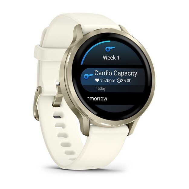 Garmin Venu 4 3.05 cm (1.2 ) AMOLED 41 mm Digital 390 x 390 pixels Touchscreen Gold Wi-Fi GPS (satellite) 4