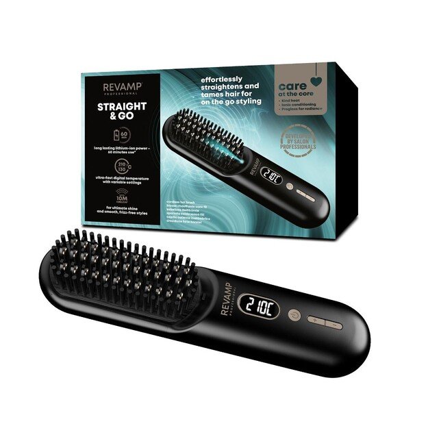 Revamp BR-1950-EU2 Straight & Go Cordless Hot Brush 6