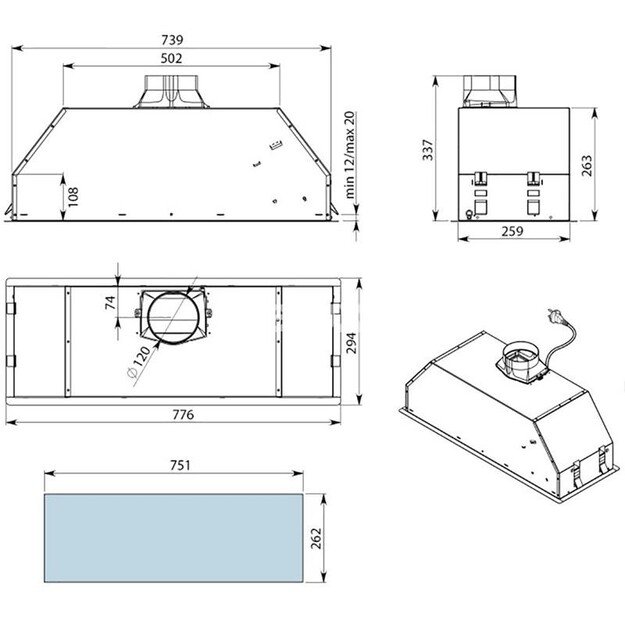 FALMEC GRUPPO INCASSO EVO50 / 50M8SR / 111.401