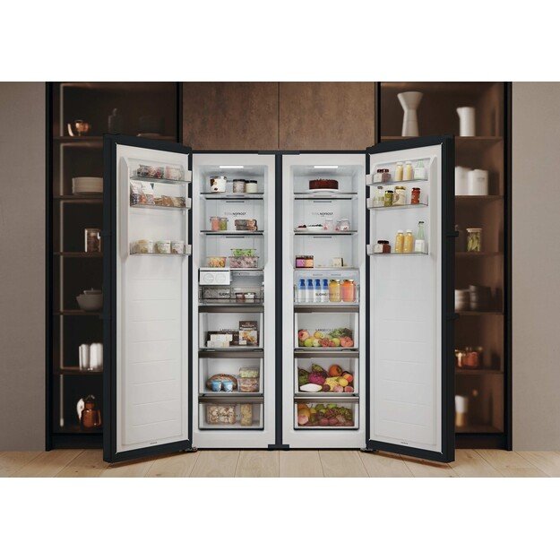 Haier UP 60 Series 7 H4F306DDH1L Upright freezer Freestanding 301 L D Black 1