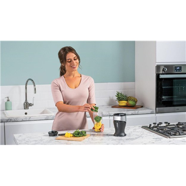 NINJA | Blender | QB3001EUS | Tabletop | 700 W | Jar material BPA-free Tritan | Jar capacity 0.47 L | Ice crushing | Silver 3