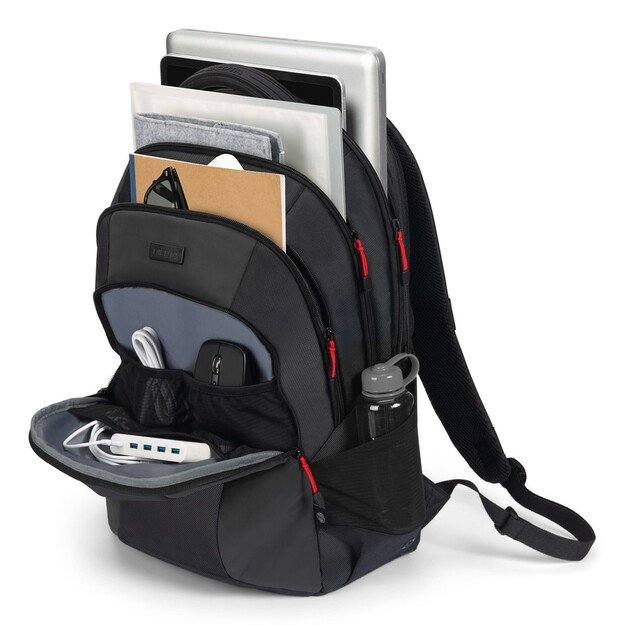 DICOTA D32119-RPET backpack Casual backpack Black, Red Polyester, Recycled polyethylene terephthalate (rPET)