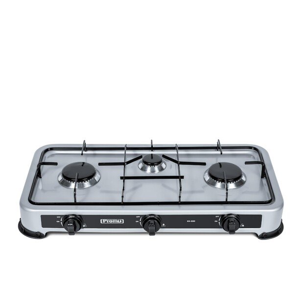 Gas stove PROMIS KG300 SILVER WITHOUT REDUCER