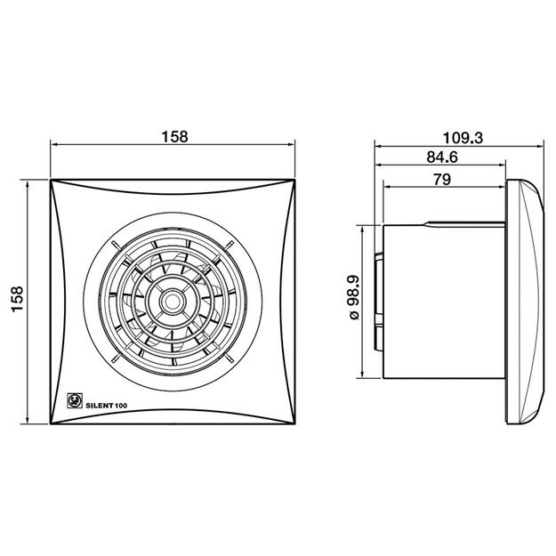 Vonios kambario ventiliatorius SOLER